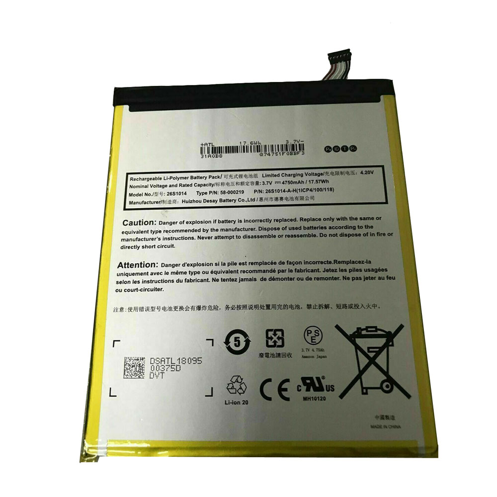 Batería para AMAZON TH-P42X50C-TH-P50X50C-Power-Board-for-Panasonic-B159-201-4H.B1590.041-/amazon-26s1014
